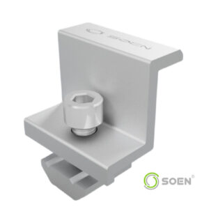 End-Clamp SOEN® para fijación final de paneles fotovoltaicos