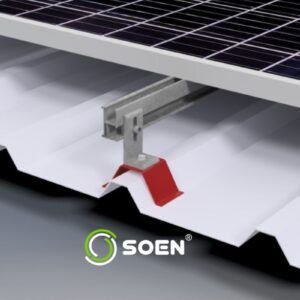 Ensamble SOEN® con accesorio trapezoidal para teja trapezoidal